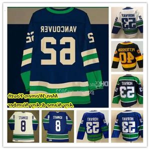 Vancouver Hockey Jerseys J.T. Miller Elias Pettersson Quinn Hughes Andrei Kuzmenko Bo Horvat Brock Boeser Thatcher Demko Spencer Martin L 44