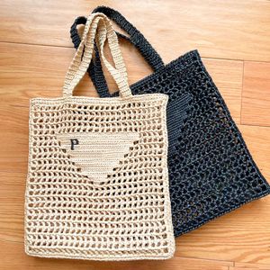 Moda Lady Triangle Słomka Splove Basket Raffia Bag luksusowe męskie sprzęgło podróżne sklep designerski torba na ramię damskie torebki crossbody miasto hobo letnie torby plażowe