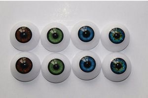 2220mm Reborn BJD Doll Eyelball Eyes Eyes بألوان مختلفة معظم الملحقات Dolls للأطفال DIY سهل الاستخدام Half 7120410