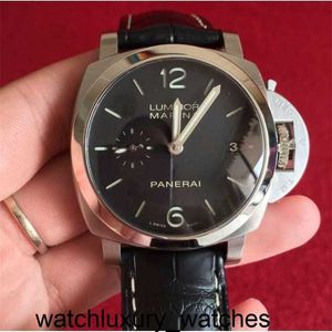 Panerais Watch 2024 Watches For Mens Designer Mechanical Luminors Automatisk rörelse Storlek 42mm läderband Sport Wristwatches Kmmm