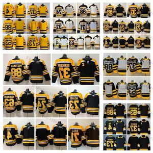 2024 Reverse Retro 37 Patrice Bergeron Hockey Jerseys 88 David Pastrnak 63 Brad Marchand 73 Charlie Mcavoy Rask Jake Debrusk 4 Bobby Orr 93