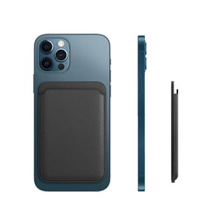 Capa magnética de couro para carteira de telefone, cartão de crédito, bolso, porta-cartões de identificação, bolsa para iPhone 14 13 12 mini Pro Max iphone13, porta-cartões de moda, capas magnéticas