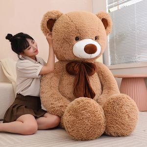 80/100CM 5-color teddy bear plush toy giant stuffed animal birthday Valentine's gift soft pillow doll girlfriend 240124