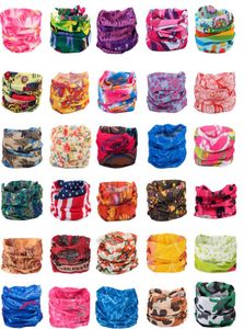 215 Styles Çok Fonksiyonlu Eşarp Açık Hava Kafa Bandı Türban Güneş Koruyucu Sihirli Eşarp Bisiklet Maskeleri Dikişsiz Erkekler Bandanas Partisi 3931026