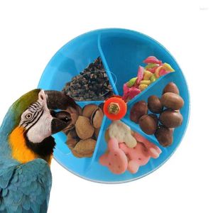 他の鳥の供給採餌おもちゃを回転するホイールクリエイティブシステムオウム噛むおもちゃインテリジェンス成長トレーニングコンパートメント食品