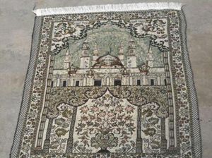 Islamska muzułmańska modlitwa Mat Salat Musallah Modlitwa dywan tapis dywan tapete banheiro islamska mata modlitwa 70110cm przez morze rre128296936638