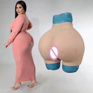 Accessori per costumi Silicone 1.9 pollici Grande natica anca imbottita finta mutandina vaginale per sexy crossdresser uomo a donna cosplay transgender