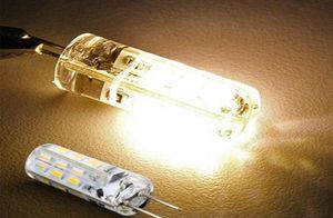 Новейшие G4 2W 24 светодиода SMD 3014 Светодиодные лампы Люстра Crystallights DC 12V Неполярный теплый белый Холодный белый светодиодный кукурузный свет 500 ШТ. DHL f3984152