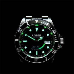 Orologio di lusso Clean Factory 2023 Orologio di design di alta qualità Movimento Master Watch Uomo Ceramica Luminoso Polso Factory Argento Acciaio Vetro Nero