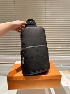 N41719 5A Sac Avenue 슬링 백 디자이너 남자 크로스 바디 캔버스 크로스 바디 스포티 캐주얼 쿨 토트 메신저 어깨 허리 벨트 가방 Bumbag