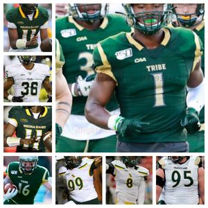 William & Mary Tribe Football College Jersey Custom mens women youth Jack Toscano Hollis Mathis Darius Wilson Bronson Yoder Charles Grant Carson Jenkins jerseys