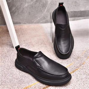 Geklede schoenen Comfortabel Casual Dagelijks leven Leer voor heren Heren Koe Instappers Comfortabele zakelijke schoen M3528