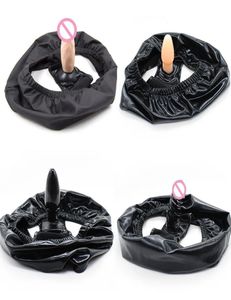 Plug Butt Strapon Dildo Anal Chastity Pants Belt Silicone Penis Pu Leather Underwear Panties Masturbate Sexiga leksaker för kvinnor5958768