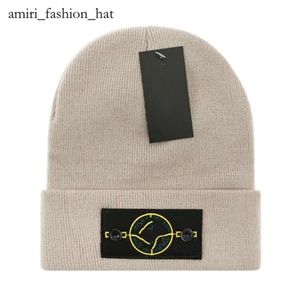 Stones Island Beanie Island Märke stickade mössor Designer Cap Herrmonterade hattar unisex Cashmere Letters Casual Stones Island Hat Outdoor Stones Fashion CP Companys 849