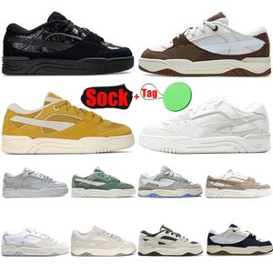 Designer 180 perf corduroy casual skor för män kvinnor gul natt ryttare svart grå klassisk lyxplattform sneakers mens walk träna promenader tränare