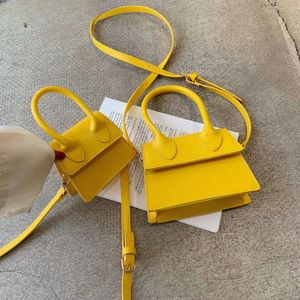 дизайнерская сумка Белый воротник повседневная желтая яркая трехмерная сумка для женщин мини-сумка через плечо мини-сумка высокого качества