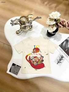 Luxury Baby T-shirts Cartoon pattern printing child tees Size 100-150 summer designer kids clothes boys girl cotton Short Sleeve Jan20