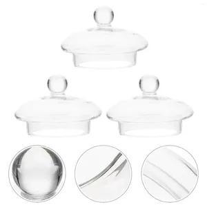 Dinnerware Sets 3 Pcs Teapot Accessories Protective Covers Filter Caps Japanese Kettle Lid Portable Strainer Leaker Protectors Glass Fruit