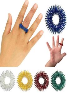 250PCSDHL Spiky Massager Finger Ring sensory anti anxiety rings Fidget Sensory Toy Stress Relief Anti Anxiety Reliever Push Bubbl1970218