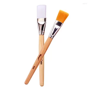 Makeup Brushes Multi-Function Soft Hair Wooden Handle Mask Foundation Brush Face Mud Mixing Cosmetic Applicator Make Up Tools