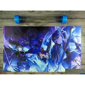 Карточные игры Yu-Gi-Oh Shaddoll Deck Trading Game Custom Duel Playmat Tube Drop Delivery Toys Подарки Пазлы Dhhym