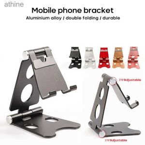 Tablet PC Stands Tablet PC Stands justerbar aluminiumtablettstativ för iPad -vikbar tablett Desktop Holder Stand Support med Bag för YQ240125