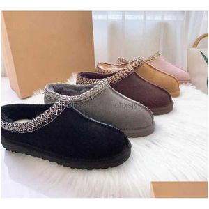 Snowshoes Women Tazz Tasman Slippers Ug Gs Boots Ankle Tra Mini Casual Warm With Card Dustbag Transshipment 2023Ess Drop Delivery Sp Dhdqz