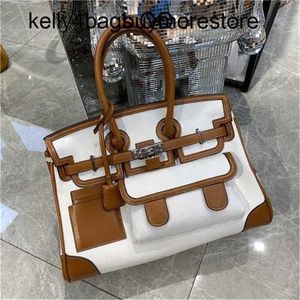 Borsa cargo di lusso in tela di tela 7a Borse Handswen in vera pelle calda coreana netta rossa SpUFDK