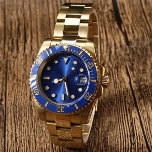 남자 시계 자동 기계식 시계 세라믹 시계 41mm 모든 스테인리스 스틸 글라이더 버클 수영 시계 Sapphire Luminous Watch Montre de Luxe