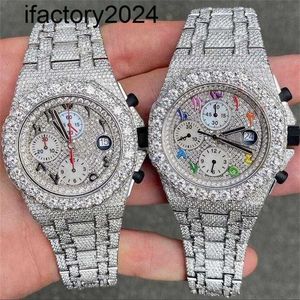 AP Watch Diamond Moissanite Out Out Can Test Designer Mens Wysoka jakość ruchu Montre Mechanical 113