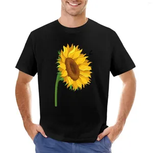 Men's Polos As Bright A Sunflower T-Shirt Short Sleeve Tee Oversized T Shirts Mens Graphic T-shirts Big And Tall