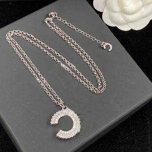 Gümüş zincir kolyeler klasik moda neckalce kadın çift zincir pirinç kolye seiko takı tedarik