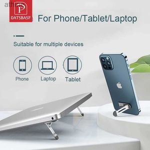 Tablet PC Stands OatsBasf Przenośny uchwyt laptopa Niewidoczne kleje bez poślizgu Notebook Stojak na MacBook Pro Air iPad Lenovo Lenovo Leg YQ240125