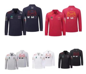 Polo F1 Racing Polo primavera e autunno Team Maglia a maniche lunghe Stesso stile personalizzato