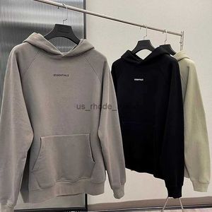 Hoodies Sweatshirts Fashion ESSENTIALS Hoodies High Quality Sweatshirt Chest letter Hip hop Loose Unisex Oversize 100% Cotton HoodieL2401