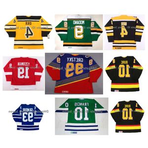 CCM Bobby Orr Bruins Maillot de hockey Stars Mike Modano Dino Ciccarelli Gordie Howe Steve Yzerman Red Wings Pavel Bure Wendel Clark Doug Gilmou 93