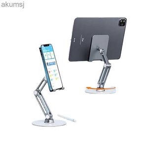 Tablet PC STAND 360 METAL MASA MABLİ Telefon Tutucu Ayarlanabilir Masaüstü Tablet Tutucu Cep Telefon Standı YQ240125