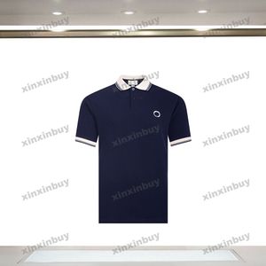 Xinxinbuy 2024 Erkekler Tasarımcı Tee T Shirt Çift Mektup Jacquard Yaması 1921 Kadınlar Turuncu Siyah Beyaz Mavi Kırmızı XS-2XL