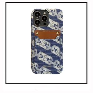 Designer Telefonfodral iPhone 14 Pro Max Phone Case 14 13 12 11 15Plus Stylish Classic Old Print Design 15Pro Single Case/Sling Model