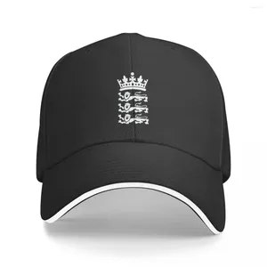 Bonés de bola Inglaterra Cricket Team Logo Baseball Cap Beach Bag Chapéu Preto para Homens Mulheres