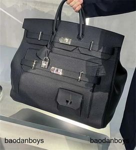 Luxury Hac Bag 50cm Family Tote Bag Designer Väskor Litchi Mönster Extra Larges Väskor 50 cm unisex Trip Luggess Bag Larges Capacity Handhållen väska Multi Pochette Bag