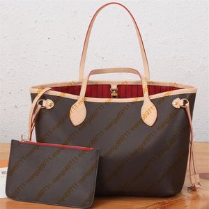 Echte Leder Geldbeutel Handtasche Tasche Taschen Kuhspannenmaterial 29 cmpm Frauen Umhängetasche mit Kasten und Staubbag315n