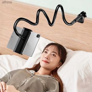 Tablet PC Stands Tablet PC Stands Gooseneck Tablet moible phone stand Mount Holder For ipad Bed Desk Phone Holder Flexible Long Arm Clamp Tablet Stand YQ240125
