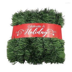 Parti dekorasyonu 1pcs 10m Noel Çelenk Ev Duvar Kapısı Dekor Ağaç Süsleri Tinsel Şeritler Bowknot Malzemeleri