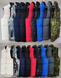 High quality French Men Winter Down Tactical Vest Classic Feather Weskit Jacket Casual Vests Coat North Puffer Doudoune Homme EU S5501169