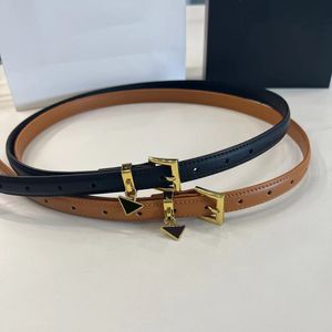 Designer-Gürtel Modischer und vielseitiger schmaler Taillengürtel für Damen. Vielseitiger Pendler-Gürtel aus zweilagigem Rindsleder, luxuriöse P-Marke, 1,8 cm Nadelschnalle, lässiger Ceinture Luxe