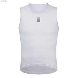 Erkek Tank Tops Risesbik Erkek Bisiklet Taban Katmanı Çanlak Kılıç Nefes Alabaş Örgü Bisiklet Forması Jersey Gömlek Yuvası Bisiklet Kıyafetleri240124