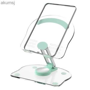 Tablet PC Stands Acrylic Tablet Stand Clear Book Holder Acrylic Tablet Stand Anti Slip Foldable Portable Phone Stand For Live Streaming Watching YQ240125