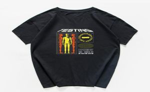 Men039s T-Shirts Testing Alien Crash Streetwear Baumwolle Grafik T-Shirt Männer Hip Hop T-Shirt 130kg Kann lose übergroße Tops tragen Clot9270206