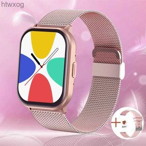 Smart Watches New Bluetooth Call Smart Watch Women Men Heart Rate Blood Oxygen Voice Assistant 100+Sports Ladies Smartwatch For YQ240125